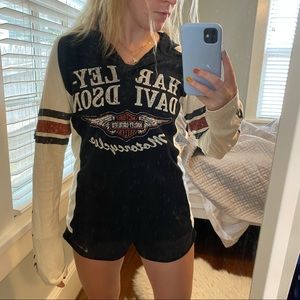 Harley Davidson long sleeved hoodie